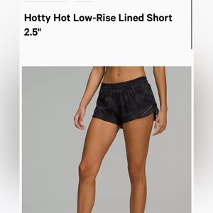 Lululemon hot Ty hot shorts